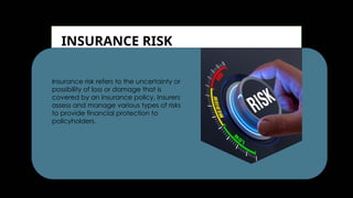 Insurance V Risk INSURANCE RISK & RETURN RELATIONSHIP AND REGULATORY FRAMEWORK OF ...