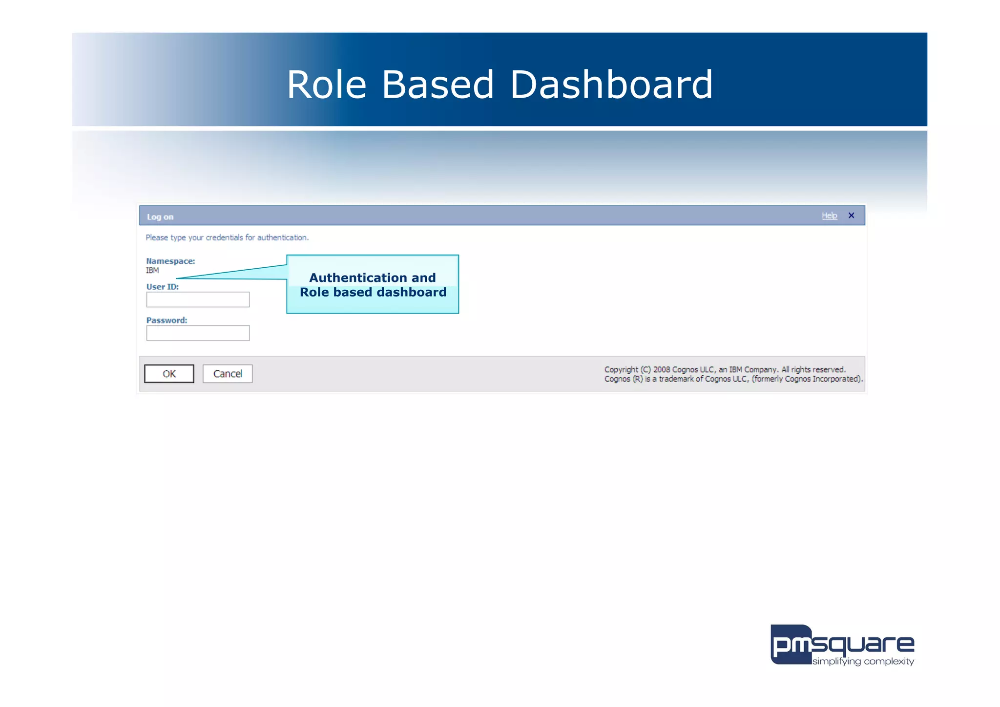 Role Based Dashboard



 Authentication and
Role based dashboard
 
