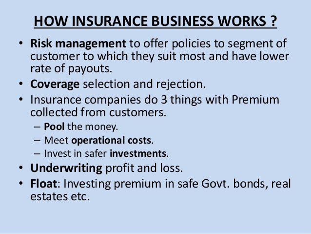 insurance sector in india how an insurance company works