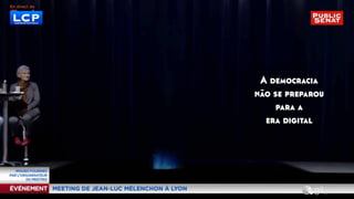 A democracia
não se preparou
para a
era digital
 
