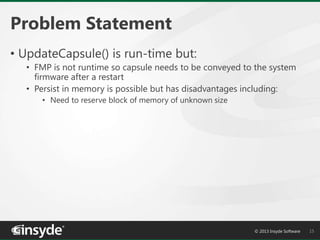 Updatecapsule UEFI Spec Version 2.4 Facilitates Secure Update | PPTX