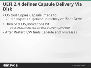 UEFI Spec Version 2.4 Facilitates Secure Update | PPTX