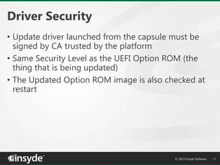 UEFI Spec Version 2.4 Facilitates Secure Update | PPTX