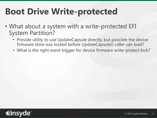Updatecapsule UEFI Spec Version 2.4 Facilitates Secure Update | PPTX