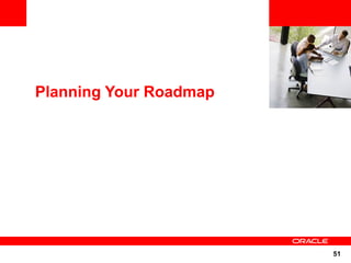 <Insert Picture Here>


Planning Your Roadmap




                                         51
 