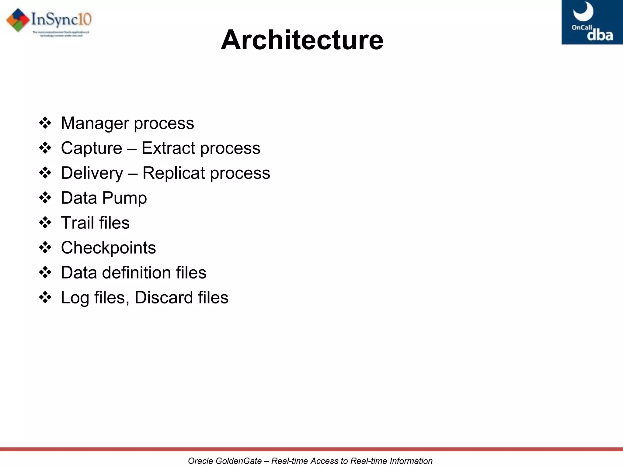 Real-time data access for Reporting & BI/EPM