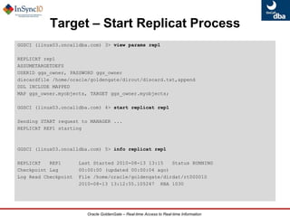 One manager per GoldenGate installation