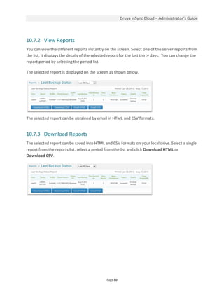 Insync Roster Reports inSync Cloud Administrator's Guide 5.1 | PDF