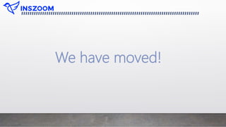 We have moved!
 