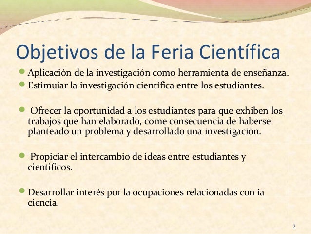 Int. feria científica