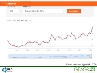 20
Fonte: consulta Agrolink, 2020.
 