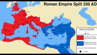 Roman Empire Split 330 AD
 