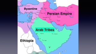 Arab Tribes
Persian Empire
Byzantine
Ethiopia
 