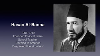 Muḥammad ibn
ʿAbd al-Wahhāb
1703-1792
Founded Wahhabi Islam
Reaction to Modern Culture
Return to Strict Islam
 