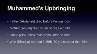 Muhammed ibn
Abdullah
570 - 632 AD
 