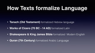 Quran
Abu Bakr began editing
Begun 632 AD
Finalized 656 AD
Means recitation
 