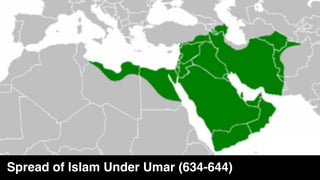 Spread of Islam Under Abu Baker (632 - 634)
 