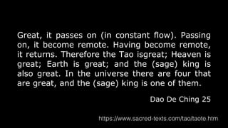 Dao Scripture INT-244 Topic 6a Daoism | PDF
