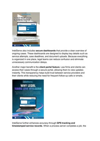 How IntelServe Simplifies Case Tracking for Process Servers | PDF