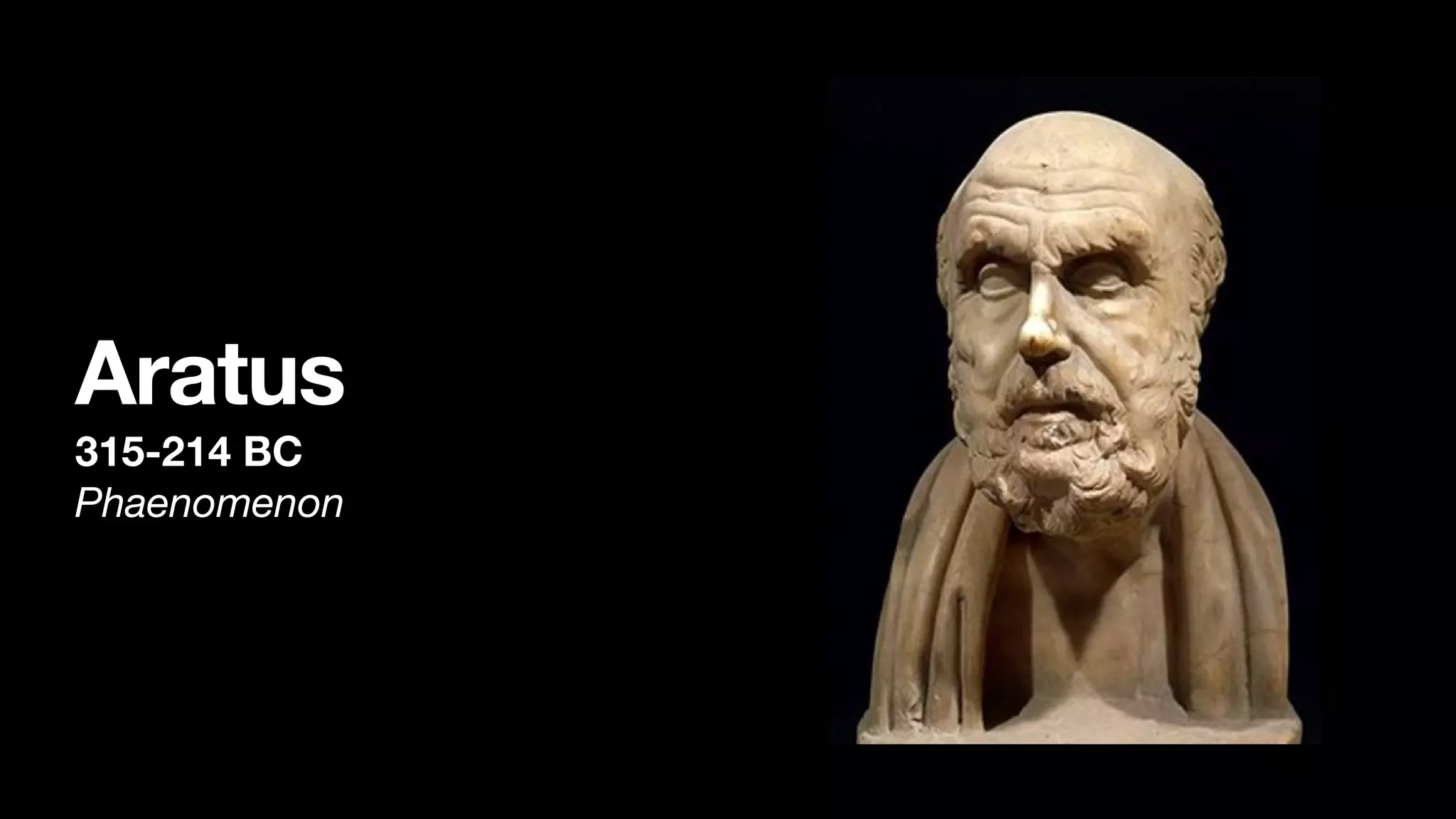 Aratus
315-214 BC
Phaenomenon
 