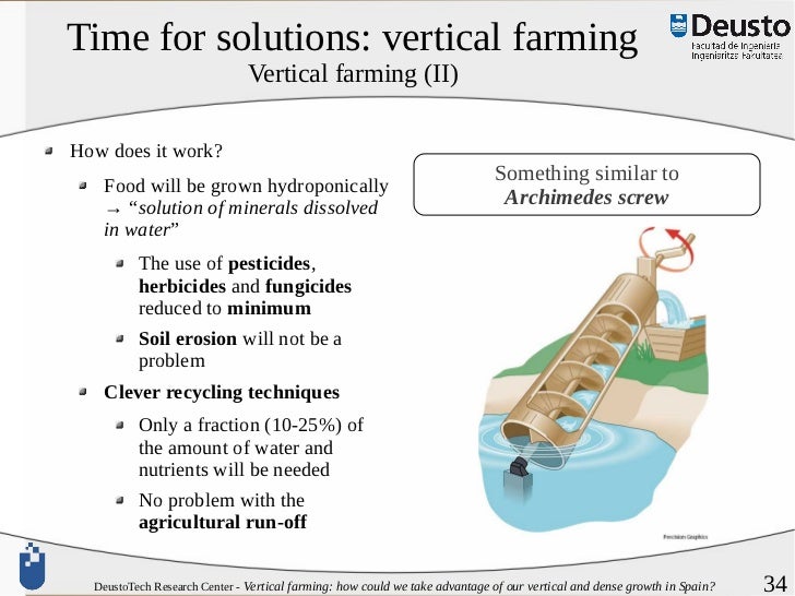 Vertical farming: how could we take advantage of our 