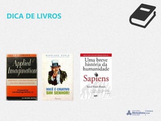 DICA DE LIVROS
 