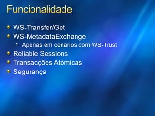 INT08 Interoperabilidade de Web Service com WCF e Metro