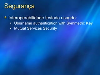 INT08 Interoperabilidade de Web Service com WCF e Metro