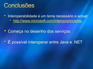 INT08 Interoperabilidade de Web Service com WCF e Metro