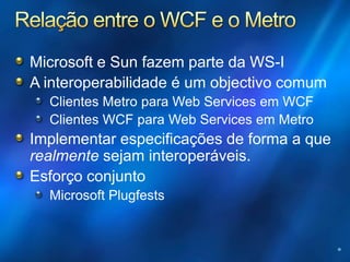INT08 Interoperabilidade de Web Service com WCF e Metro