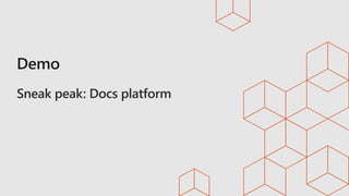 Sneak peak: Docs platform
 