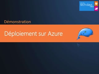 Déploiement sur Azure
Démonstration
 