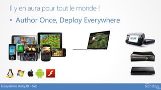 Il y en aura pour tout le monde !
     • Author Once, Deploy Everywhere




Ecosystème Unity3D - Seb
 