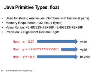 Comprehensive Introduction to Java Primitive Types, Type Promotion, and ...