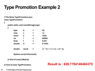 Comprehensive Introduction to Java Primitive Types, Type Promotion, and ...