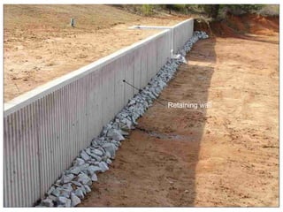 Retaining wall
 