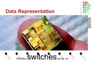 Data Representation 100 billion  switches  per sq. cm  