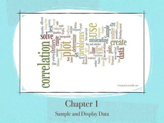 Created at wordle.net




    Chapter 1
Sample and Display Data
 