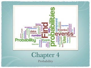 Chapter 4
  Probability
 