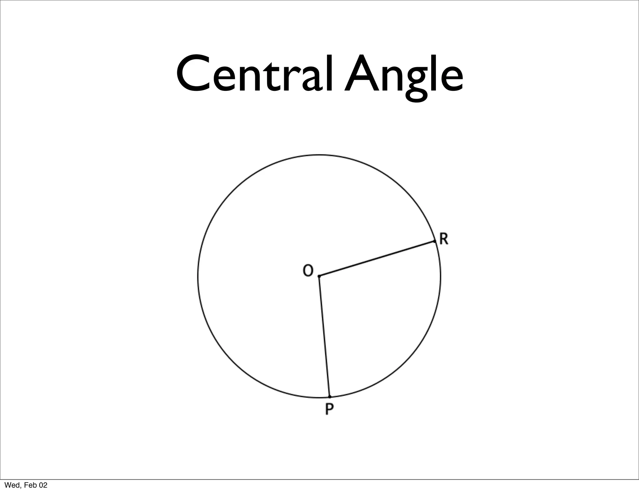 Central Angle




Wed, Feb 02
 