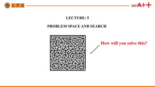Problem Search Space INT 428 AI based problem LPU Problem space and search | PPTX