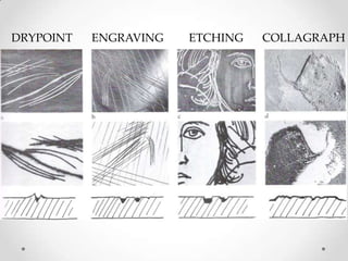DRYPOINT   ENGRAVING   ETCHING   COLLAGRAPH
 