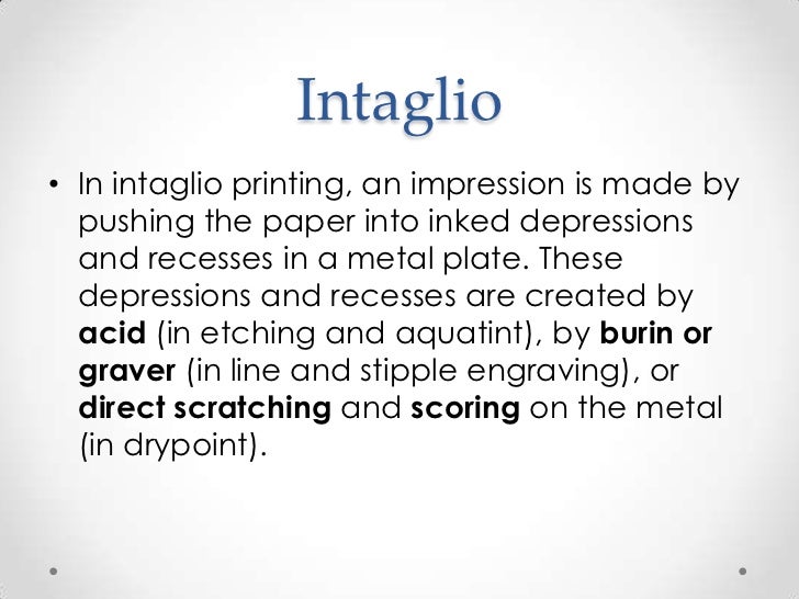 Intaglio