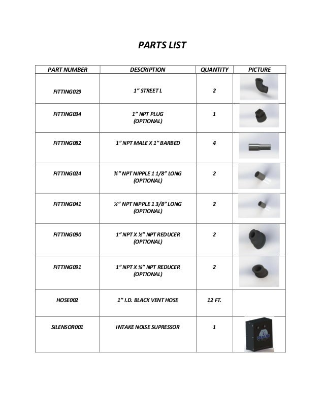 Intake Noise Suppressor Installation Manual by Eaton Compressor