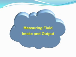 Measuring Fluid Intake and Output 