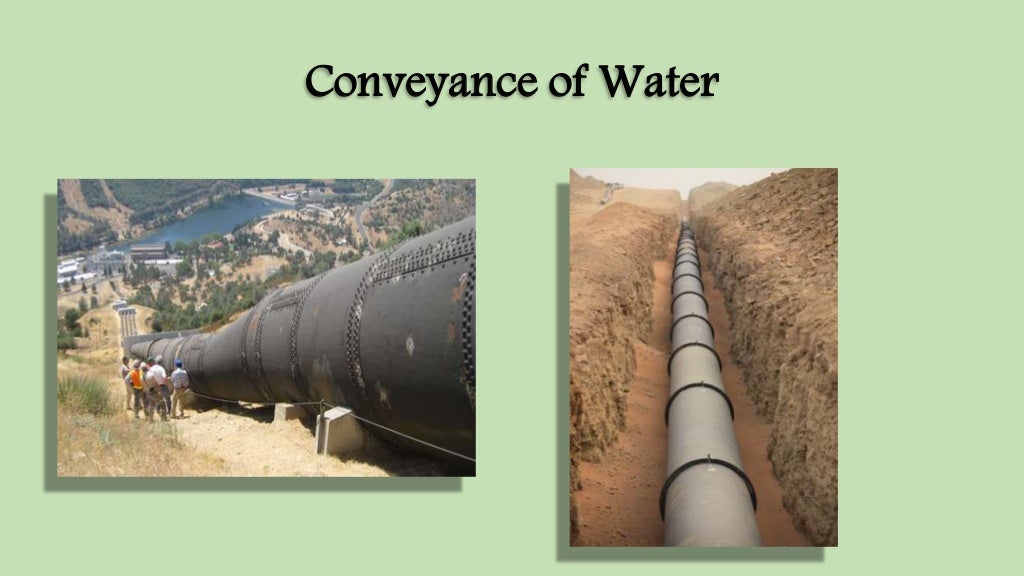 Water conveyance structure lasootops