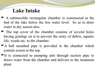 Comprehensive Guide to Water Collection and Intake Structure Design | PPTX