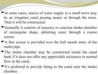 Water System Intake Box Design Comprehensive Guide to Water Collection and Intake Structure Design | PPTX