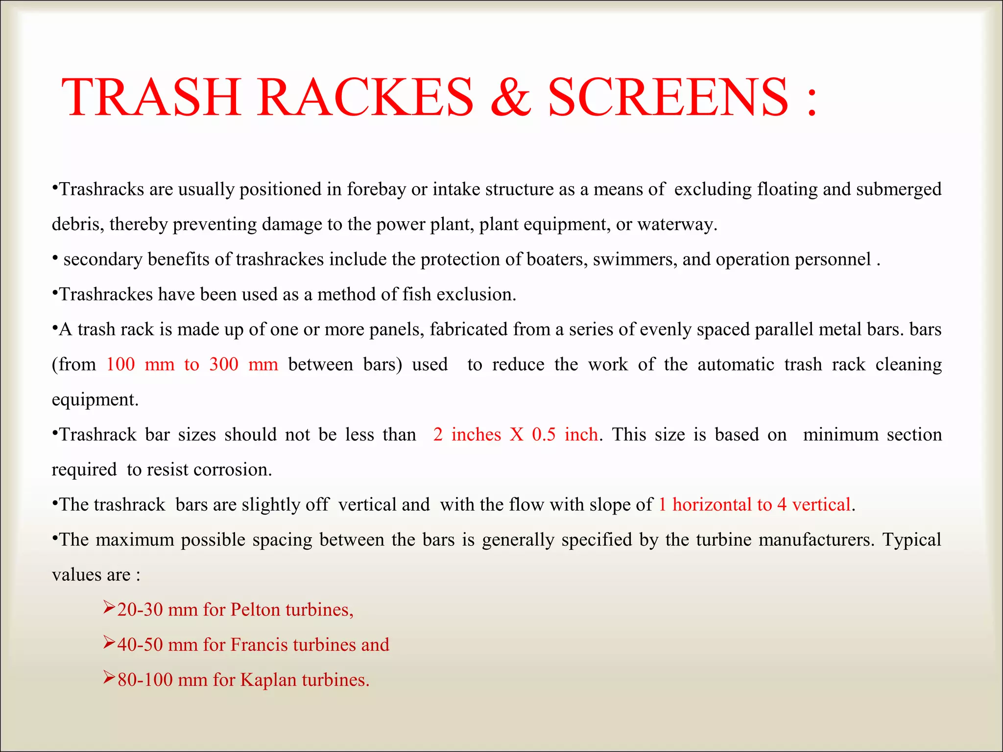 Intake works at diversion | PPT