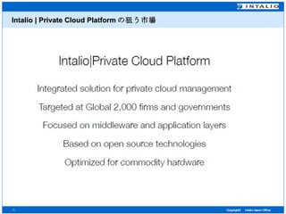 Intalio | Private Cloud Platform の狙う市場 